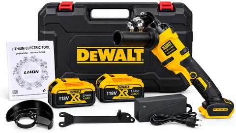 DeWALT 118V XR Cordless Angle Grinder – 4.0Ah